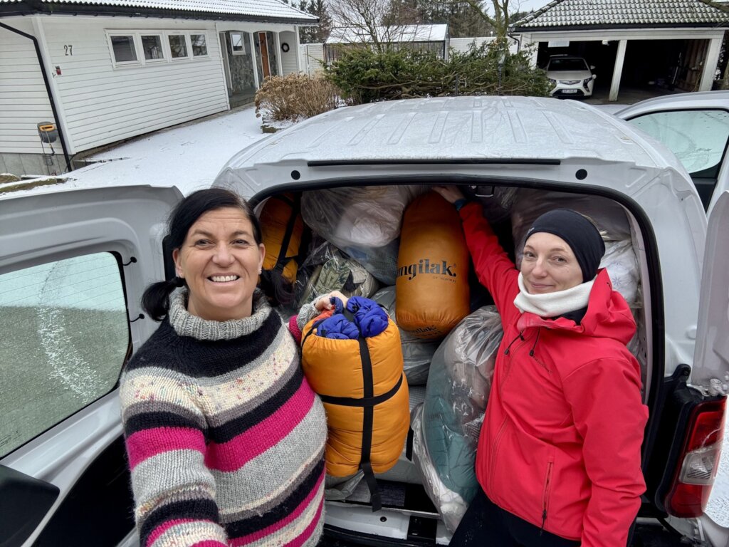 Delivering donations February 2026