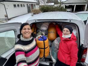 Delivering donations February 2026