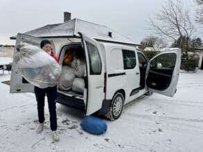 Delivering donations February 2026