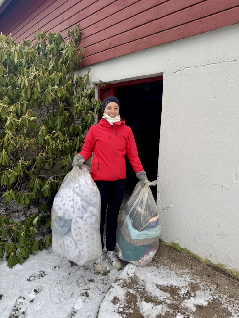 Delivering donations February 2026
