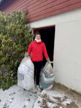 Delivering donations February 2026