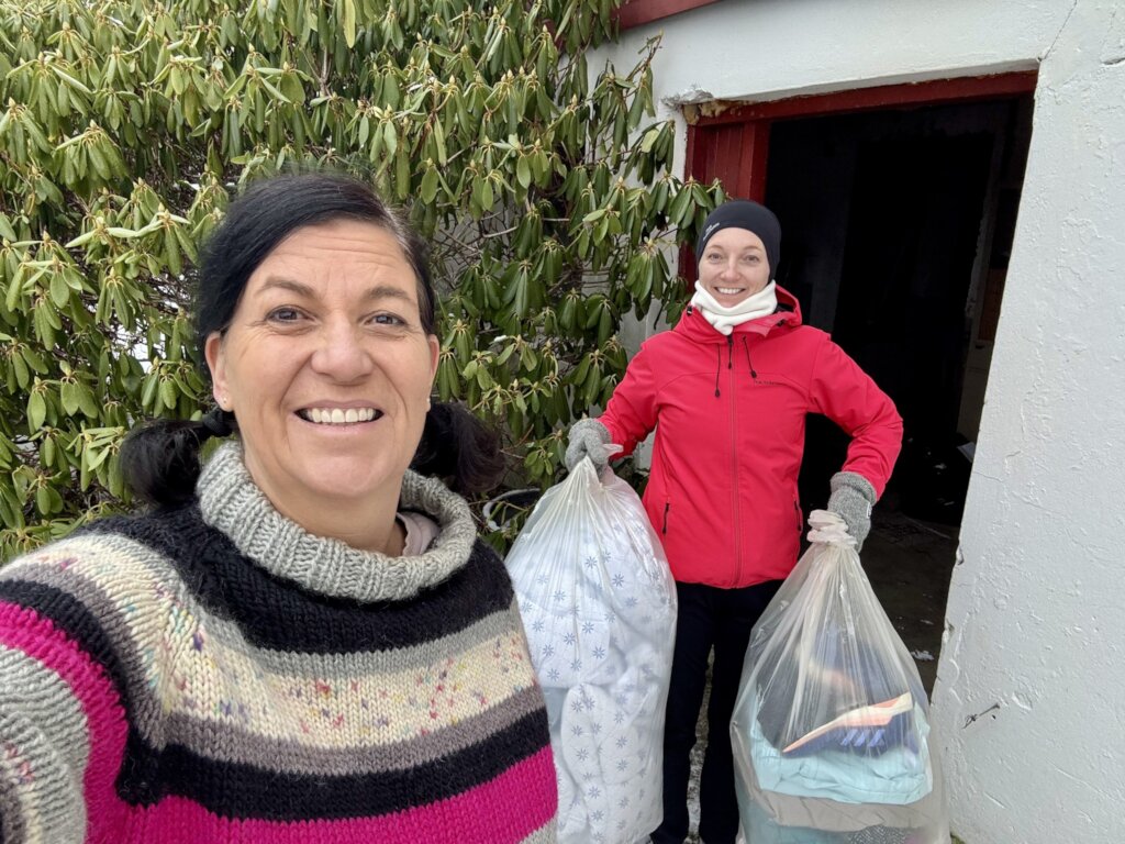Delivering donations February 2026