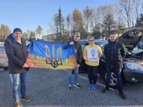 Donated car to Ukraine