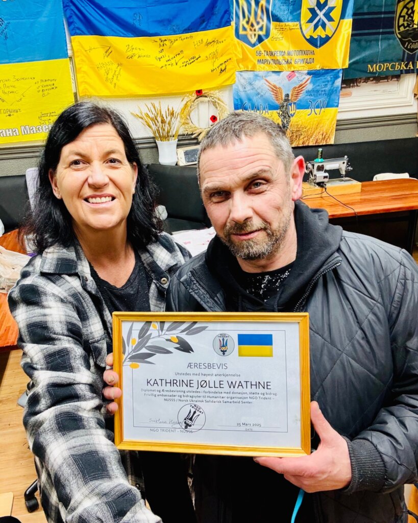 Donated car to Ukraine