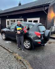 Donated car to Ukraine