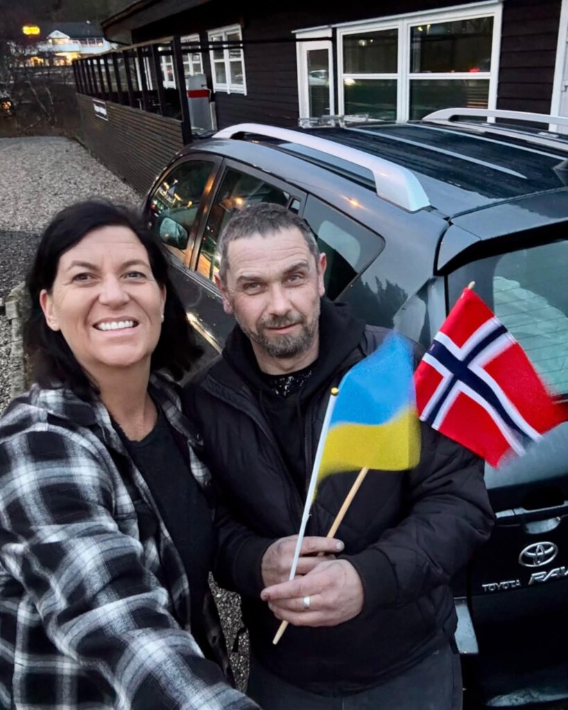Donated car to Ukraine