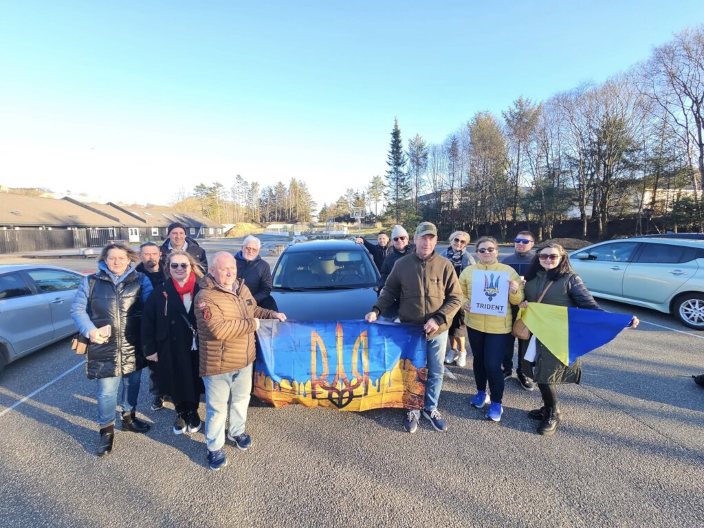 Donated car to Ukraine