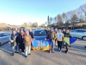 Donated car to Ukraine