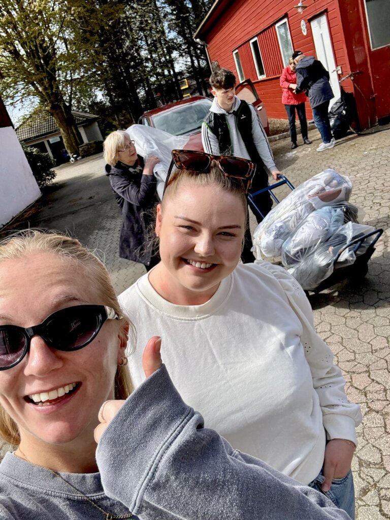 Donations May 2025 at Ukrainahjelpen Klippen