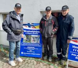 Donations May 2025 at Ukrainahjelpen Klippen