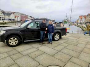 Helping support car to Ukraine, February 2025