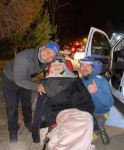 Helping a family in need to Norway