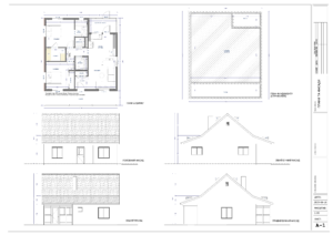 Plans for staff cottages near Blossom Cottage