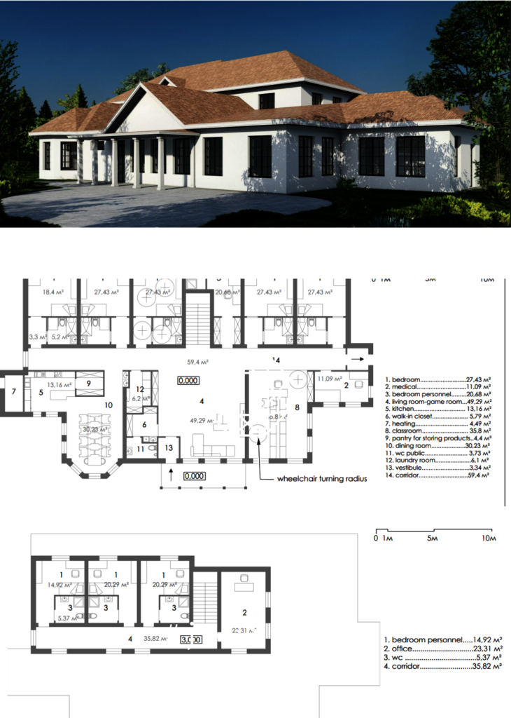 artist rendering and floor plans