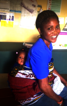 Mother with her child