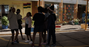 Children from Aime Cezaire Government School