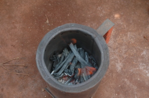 Biochar is being saved and later added to soil