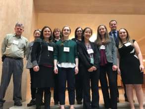 Our Oregon advocates on the stairs of the Capitol