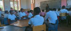 Students during Conservation Education session