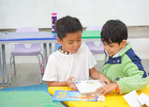 enjoying story time