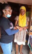 Young single mother in Nigeria