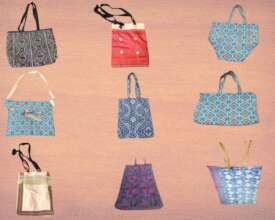 Products crafted by the women at our center