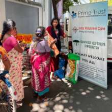 Cloth distribution drive