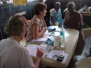 Health Check-up is being done