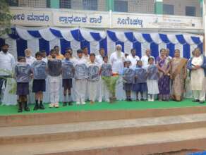 Bags given to students