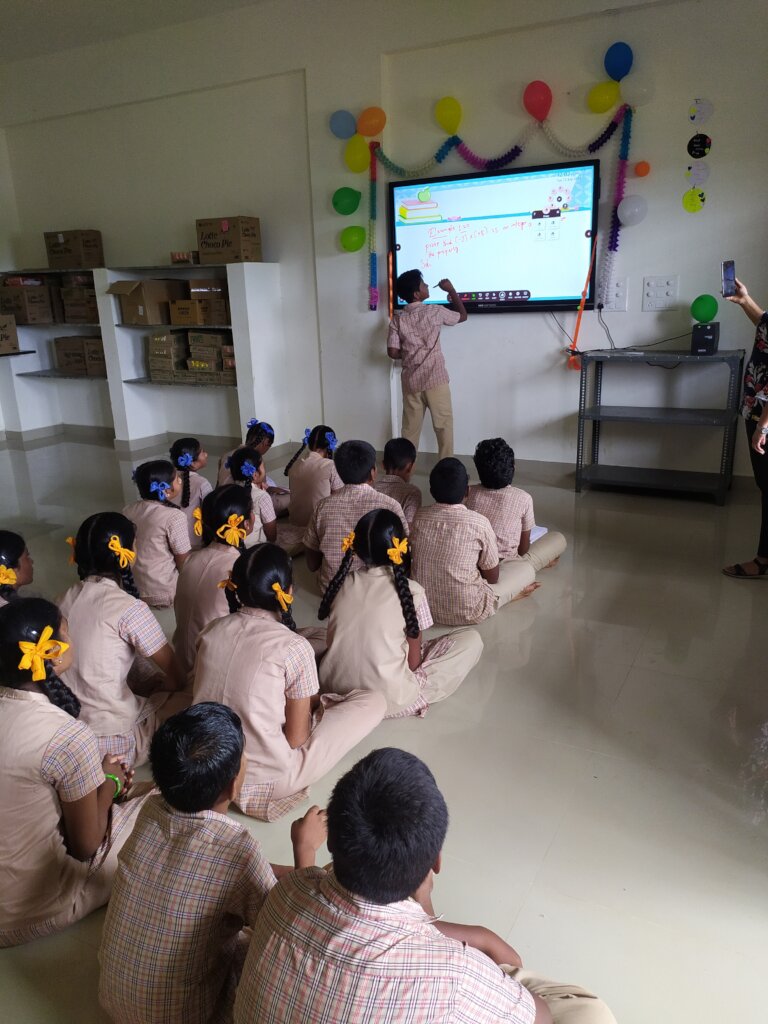 Digital Panel for children in rural India