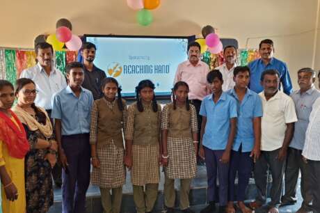 Digitalization of 20 rural schools in India.