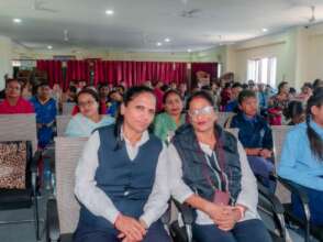 Eagerly waiting for edu-materials atTokha  Hall.