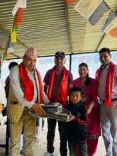 Mayor of NetrawatiDabjong distributed edumaterials