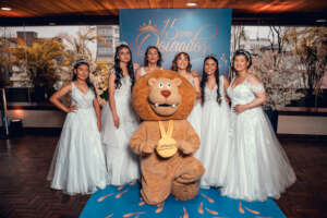 Golden 15th birthday party