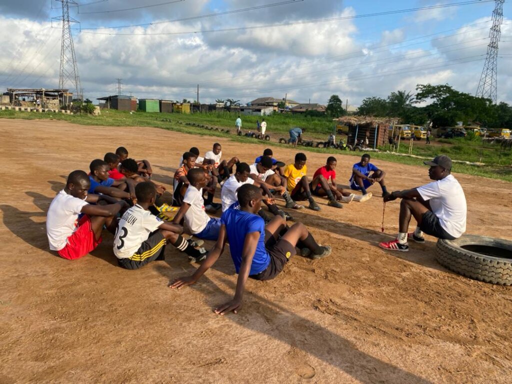 Mentoring Boys With Football