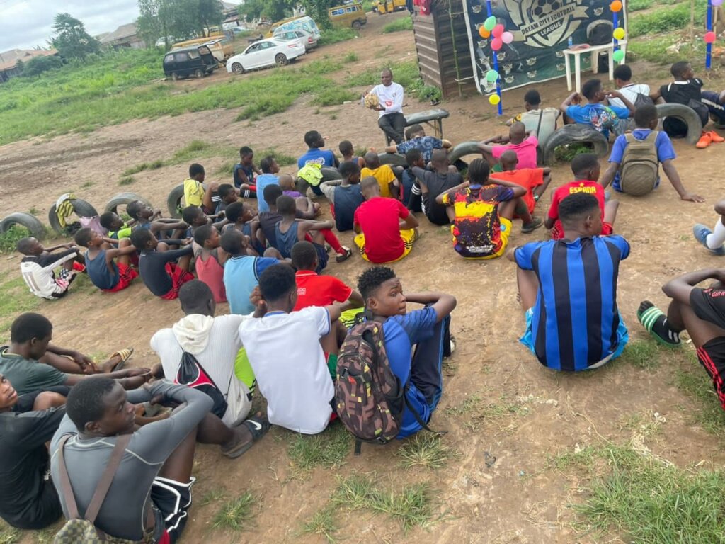 Mentoring Boys With Football