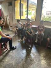 Preschool group while mothers attend classes