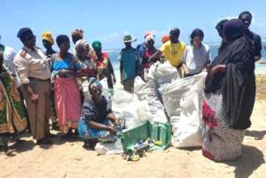 Trash for cash beach clean group