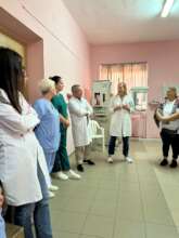 Medical staff at the women's center