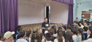 A rural school in  Artik region