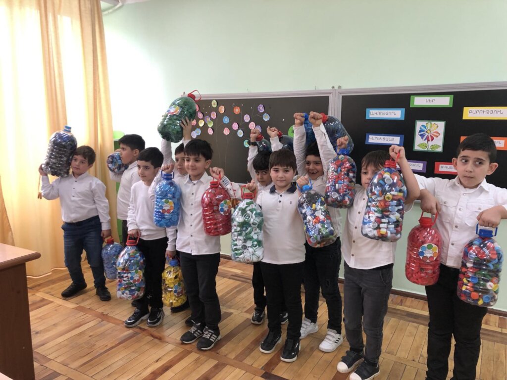 Bottle Caps  to help disables in Armenia