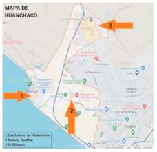 Map indicating recent focus areas