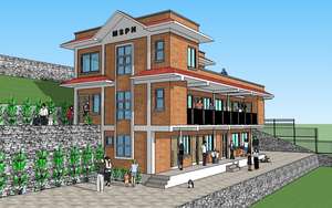 Architectural drawing of new New Life Center