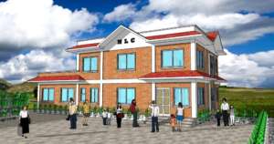 Front view of the proposed New Life Center