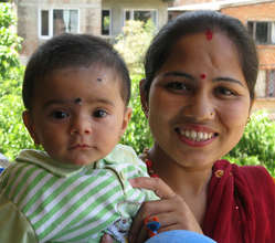 Sita and her son, healthy and ready to go home