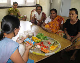 Nutrition training for parents of kids with HIV