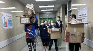 Nuestro equipo en el hospital Domingo Luciani