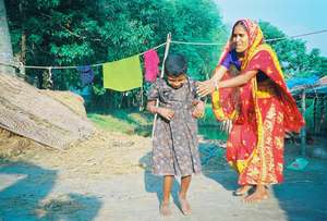 A visual impaired children