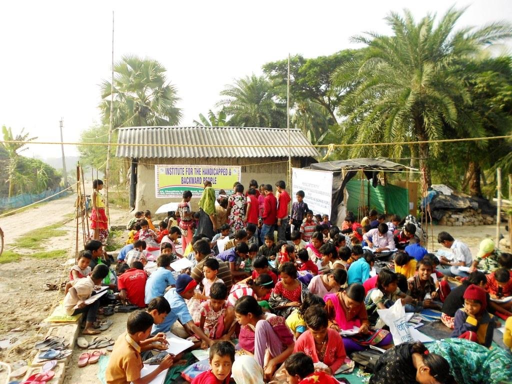 Send 100 disabled children to schooling in India