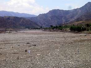 The site where a village once stood